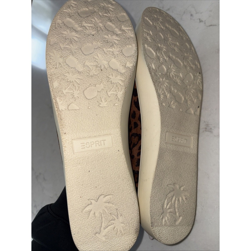 ESPRIT Womens 9.5 Northwest‎ Natural Leopard Print Slip On Flat shoes Sneakers - Picture 5 of 5